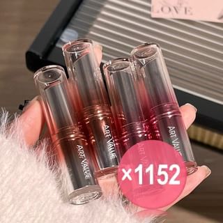 Art Value - Little Silver Tube Hydrating Lipstick - 6 Colors (x1152) (Bulk Box)