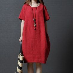 SEPH - Short-Sleeve Linen Dress