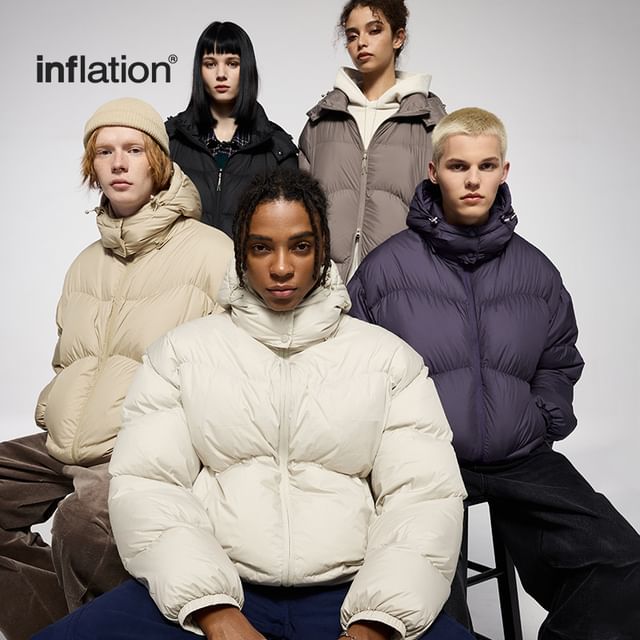 Newin-Unisex Foldable Hooded Down Jacket