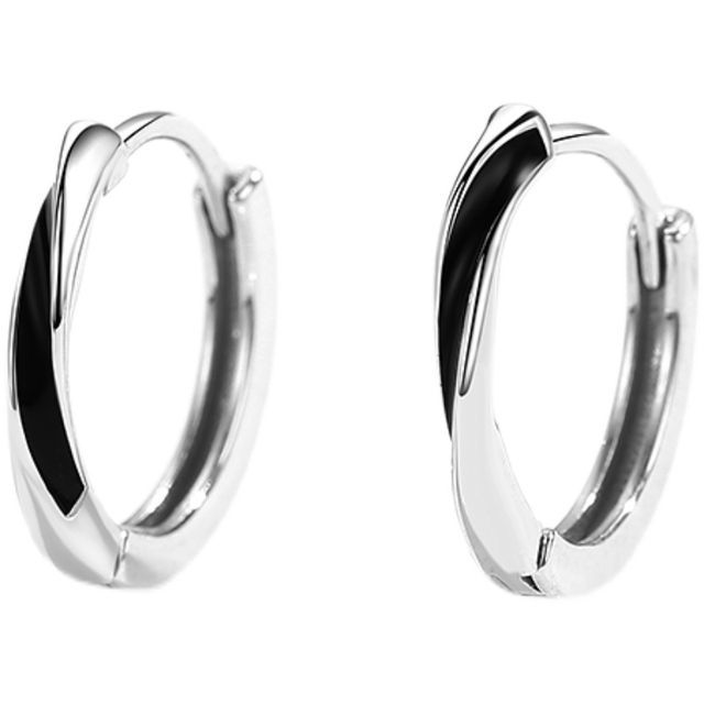Toinianimos-Sterling Silver Hoop Earring