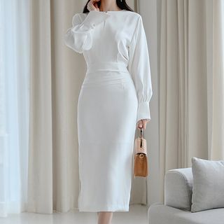 plain sheath dress