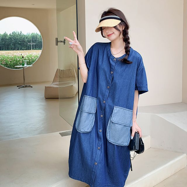denim dresses at macy's Darling Denim Dress