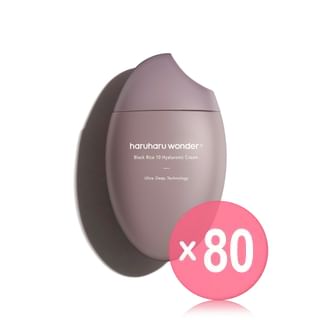 haruharu wonder - Black Rice 10 Hyaluronic Cream (x80) (Bulk Box)