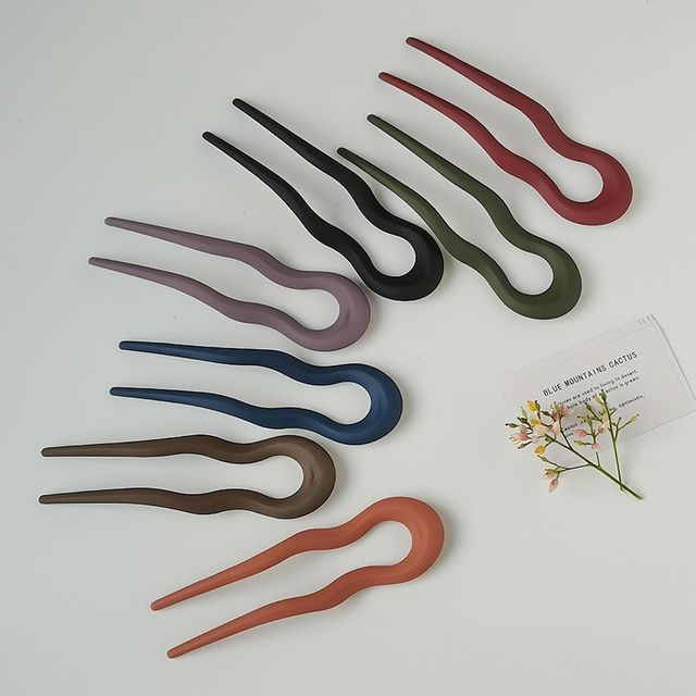 moliveny-Plain Matte Hairpin