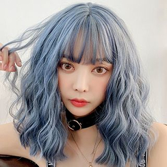 SEVENQ - Medium Full Wig - Wavy / Set SEVENQ - Medium Full Wig - Wavy / Set