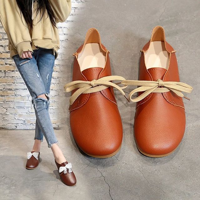 Anran-Lace-Up Loafers