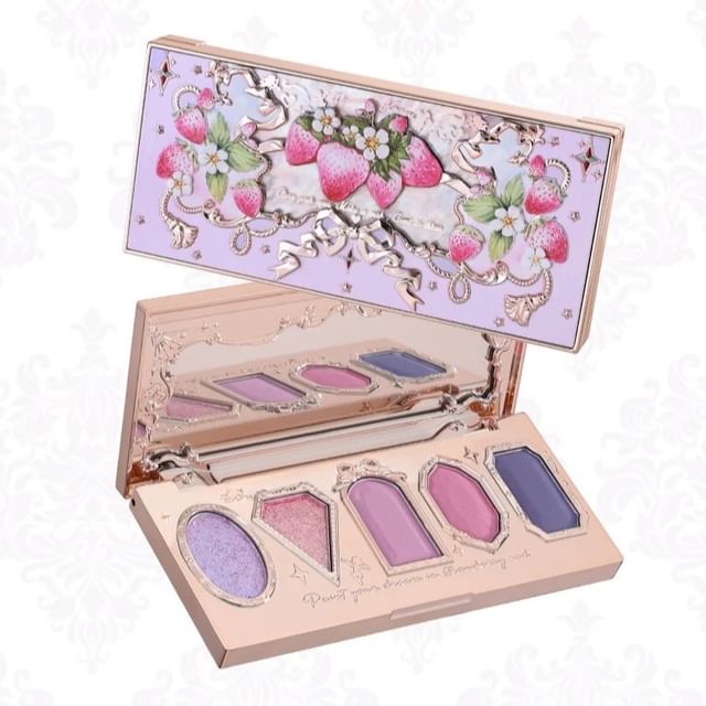 Flower Knows - Violet Strawberry Rococo Eyeshadow Palette