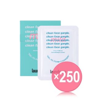 laundryou - Clean Face Gargle Gel-To-Foam Cleanser Mild Mini Set (x250) (Bulk Box)