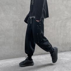 Cowpow - Lace-Up Harem Pants Cowpow - Lace-Up Harem Pants