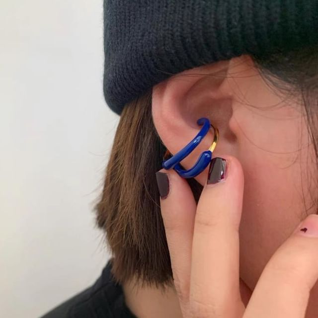 Panda Dama-Glaze Layered Ear Cuff