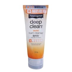 Neutrogena - Deep Clean Acne Foam Cleanser