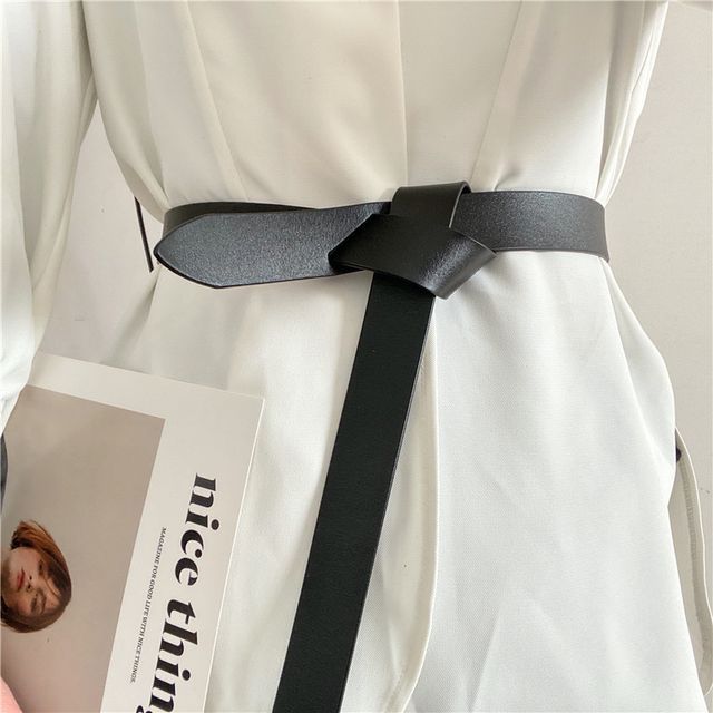 Rofuka-Knot Genuine Leather Belt