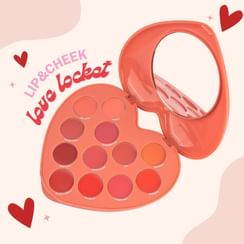 Kara Beauty - Love Locket 12 Color Lip & Cheek Palette