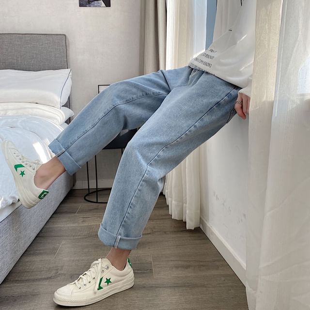SuperLittle - High-Waist Straight Leg Jeans | YesStyle