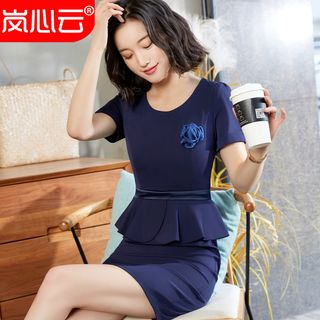 mini peplum dress