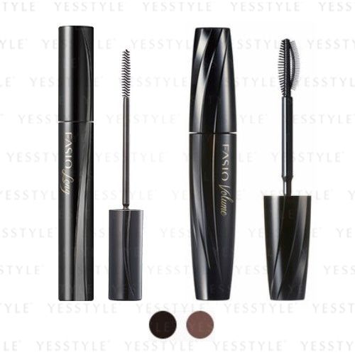 FASIO Permanent Curl Mascara, Hybrid (Long) Waterproof, Remove with Hot  Water, 01, Black, 0.2 oz (6 g)