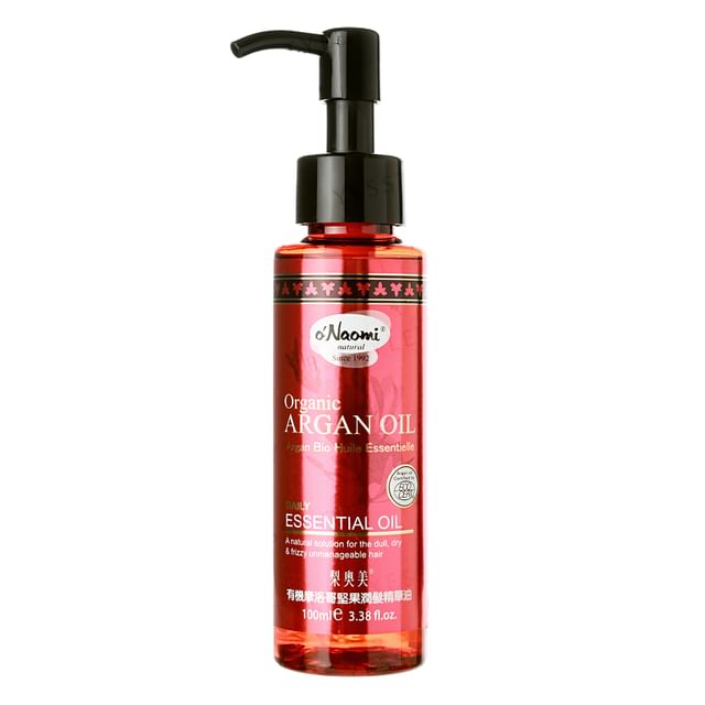 o-Naomi-Organic Argan Oil Hair essentiële olie-100 Ml
