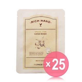 THE FACE SHOP - Rich Hand V Special Care Hand Mask 1pc (x25) (Bulk Box)