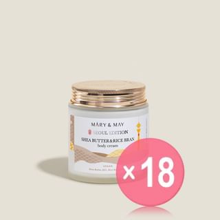 Mary&May - Shea Butter & Rice Bran Body Cream (x18) (Bulk Box)