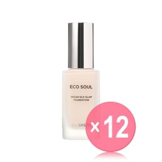 The Saem - Eco Soul Vegan Silk Glam Foundation - 3 Colors (x12) (Bulk Box)
