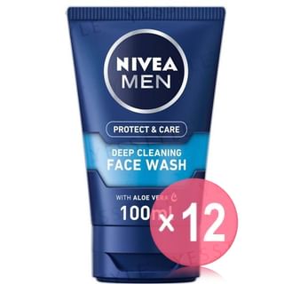 NIVEA - Protect & Care Deep Cleansing Face Wash (x12) (Bulk Box)