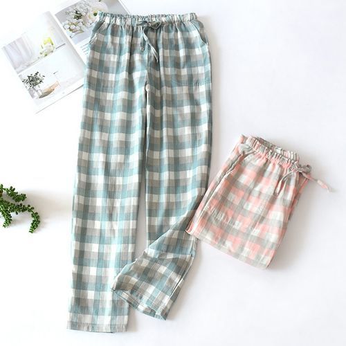 MelMount - Couple Matching Plaid Pajama Pants (Various Designs)