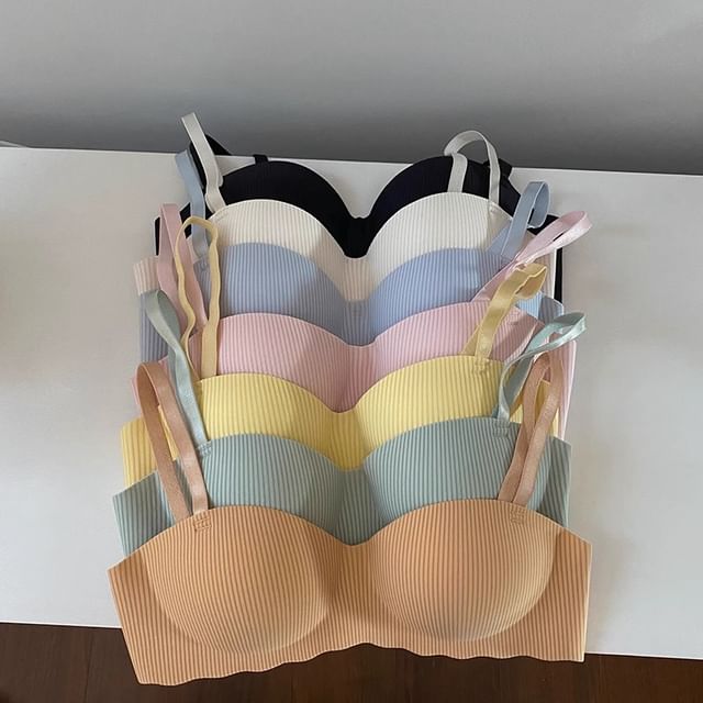 Moon City-Plain Wireless Seamless Bra