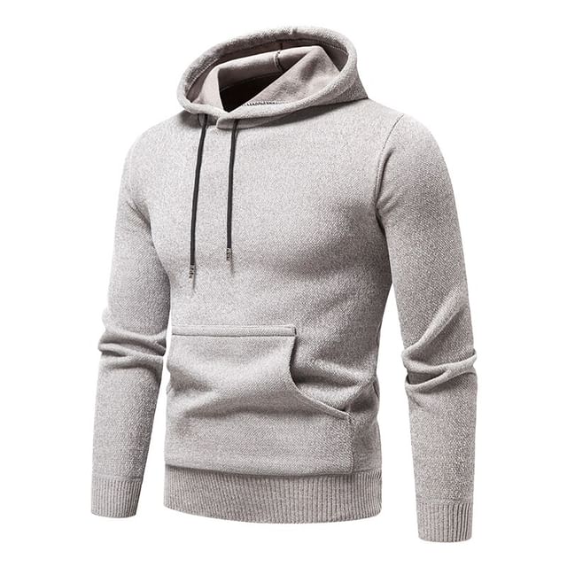 Blueforce-Melange Knit Hoodie
