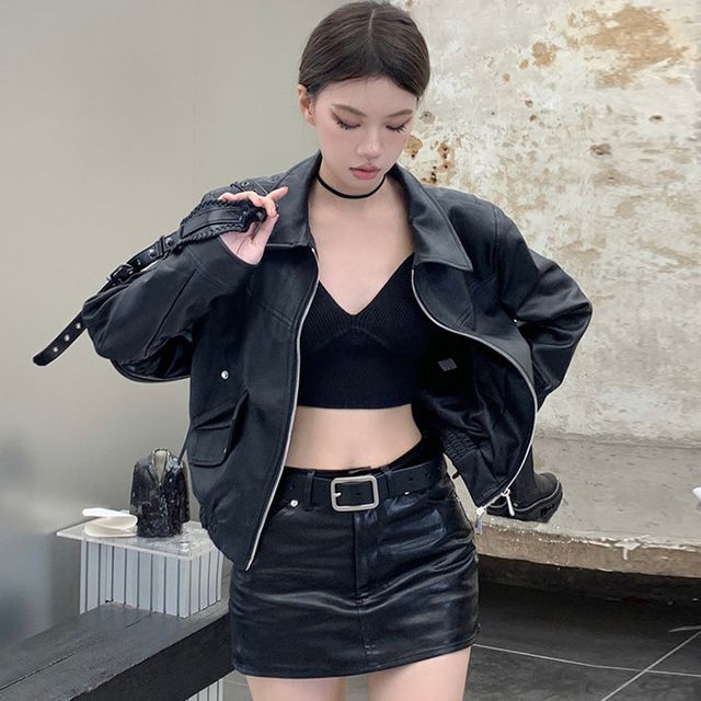 mini pencil skirt zipper