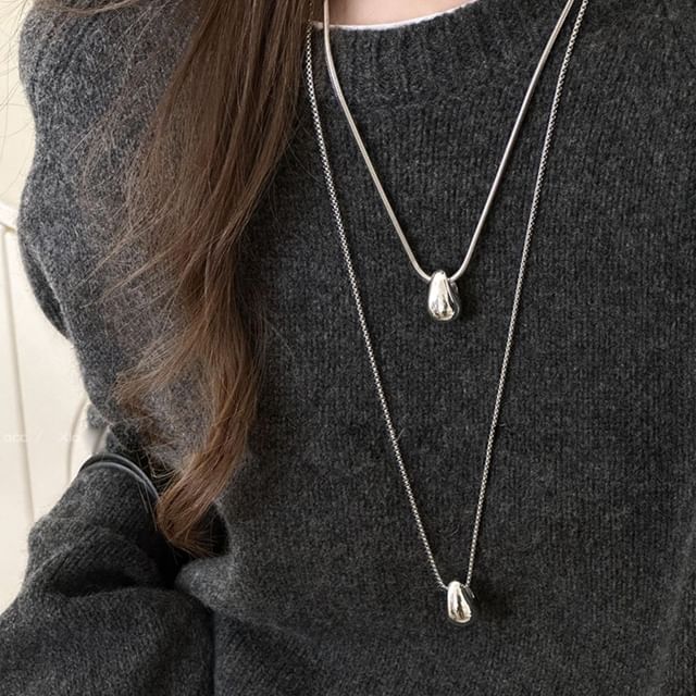 Hansha-Waterdrop Shape Necklace