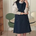 A-Line Dungaree Dress