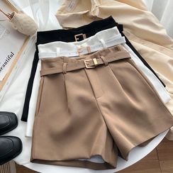 Wilder Dreams - Asymmetrical High-Waist Shorts Wilder Dreams - Asymmetrical High-Waist Shorts