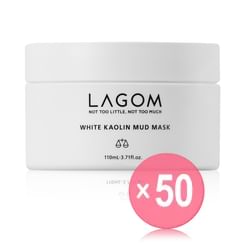 LAGOM - White Kaolin Mud Mask (x50) (Bulk Box)