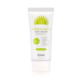 esfolio green herb sun cream