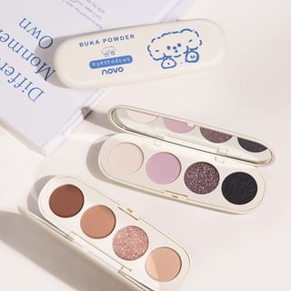 NOVO - Happy Puppy Quad Color Eyeshadow Palette - 4 Types