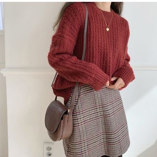 sweater skirt lined