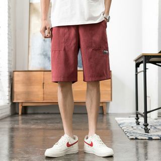 flex waist cargo shorts