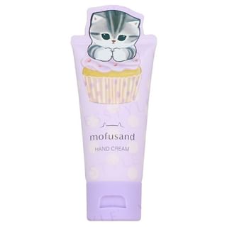 SHOBIDO - Mofusand Die-cut Hand Cream Purple