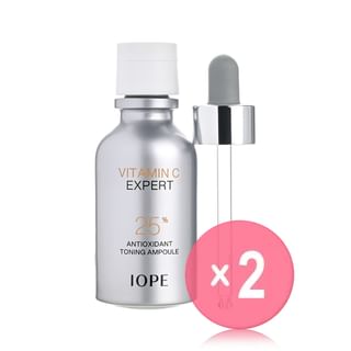 IOPE - Vitamin C Expert 25% Antioxidant Toning Ampoule 2pcs Bundle Set