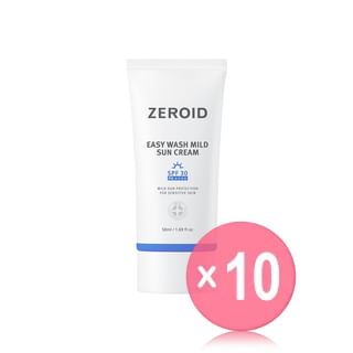 ZEROID - Easy Wash Mild Sun Cream (x10) (Bulk Box)