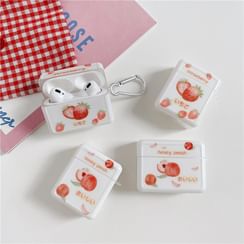 Capritz - Strawberry/Peach Printed AirPods / AirPods Pro Earphone Case Cover Capritz - Strawberry/Peach Printed AirPods / AirPods Pro Earphone Case Cover