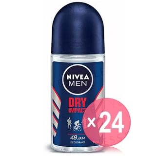 NIVEA - Men Dry Impact Deodorant Roll On Indonesia Edition (x24) (Bulk Box)