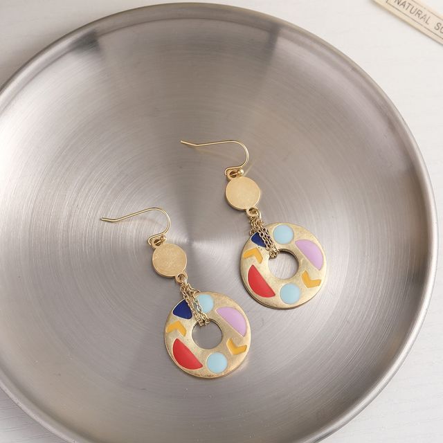 Jael-Hoop Drop Earring Clip-On Earring