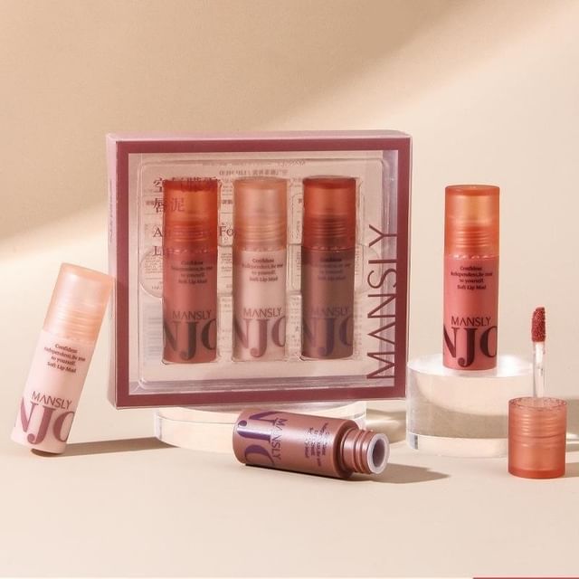 MANSLY-Lightweight Matte Lip Glaze Set