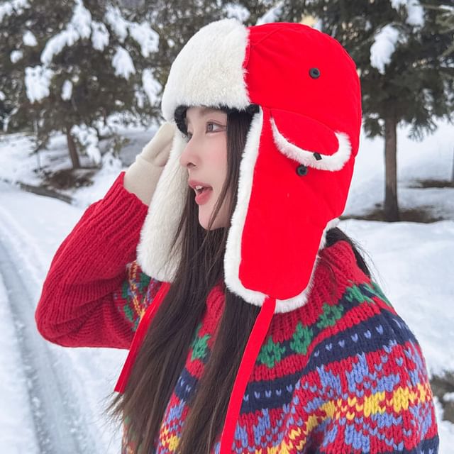 Frior-Fleece-Lined Trapper Hat