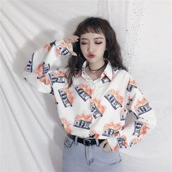 Yunidan - 长袖印花衬衫 Yunidan - 长袖印花衬衫