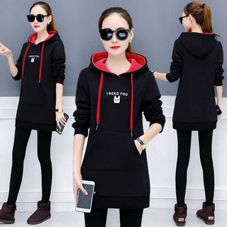 cat hoodie dress
