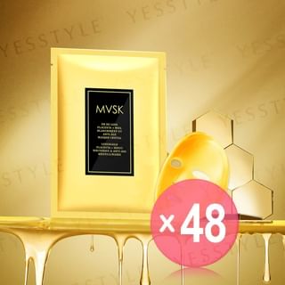 MVSK - Or De Luxe Placenta + Miel Blanchiment Et Anti-Age Masque Cristal (x48) (Bulk Box)