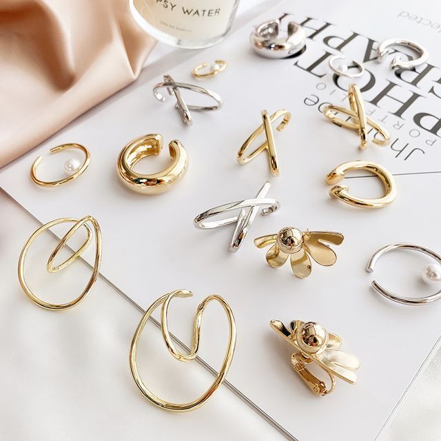 PANGU-Cuff Earring in lega vari modelli