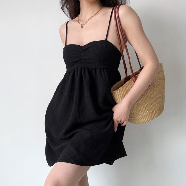 Sinora-Suspender A-Line Dress
